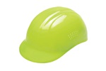 ERB 19125 67 Bump Cap w/ Slide-Lock 4-Point plastic suspension, Hi Viz Lime, Case of 12